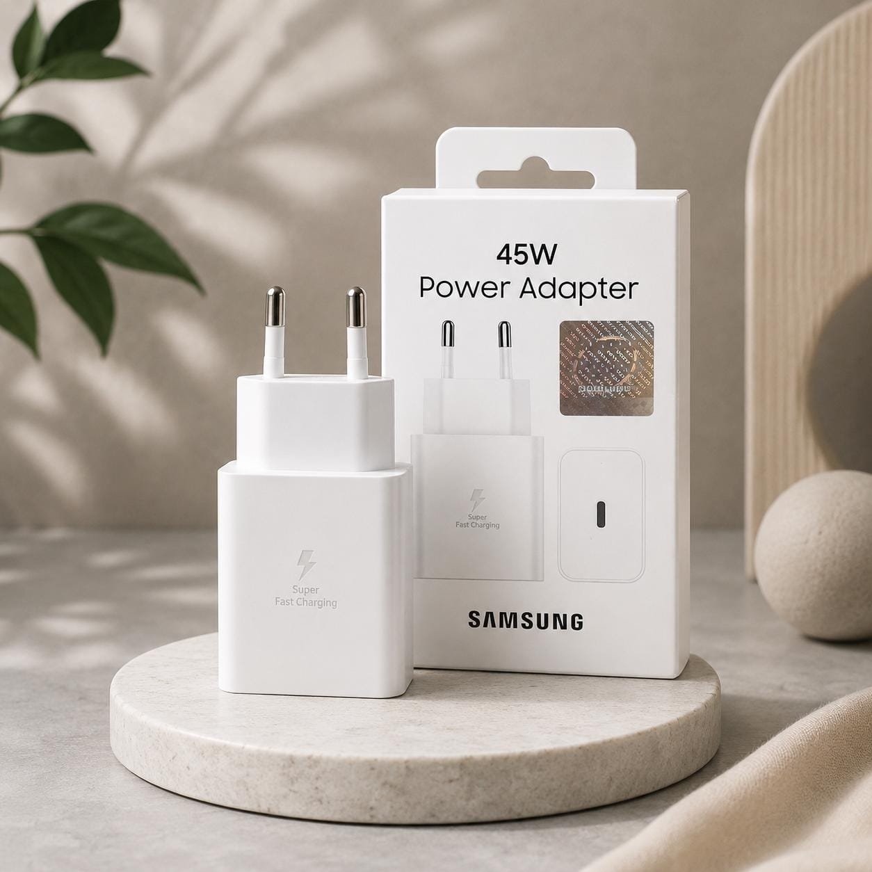Samsung 45W Fast Charging Power Adapter 🔌⚡