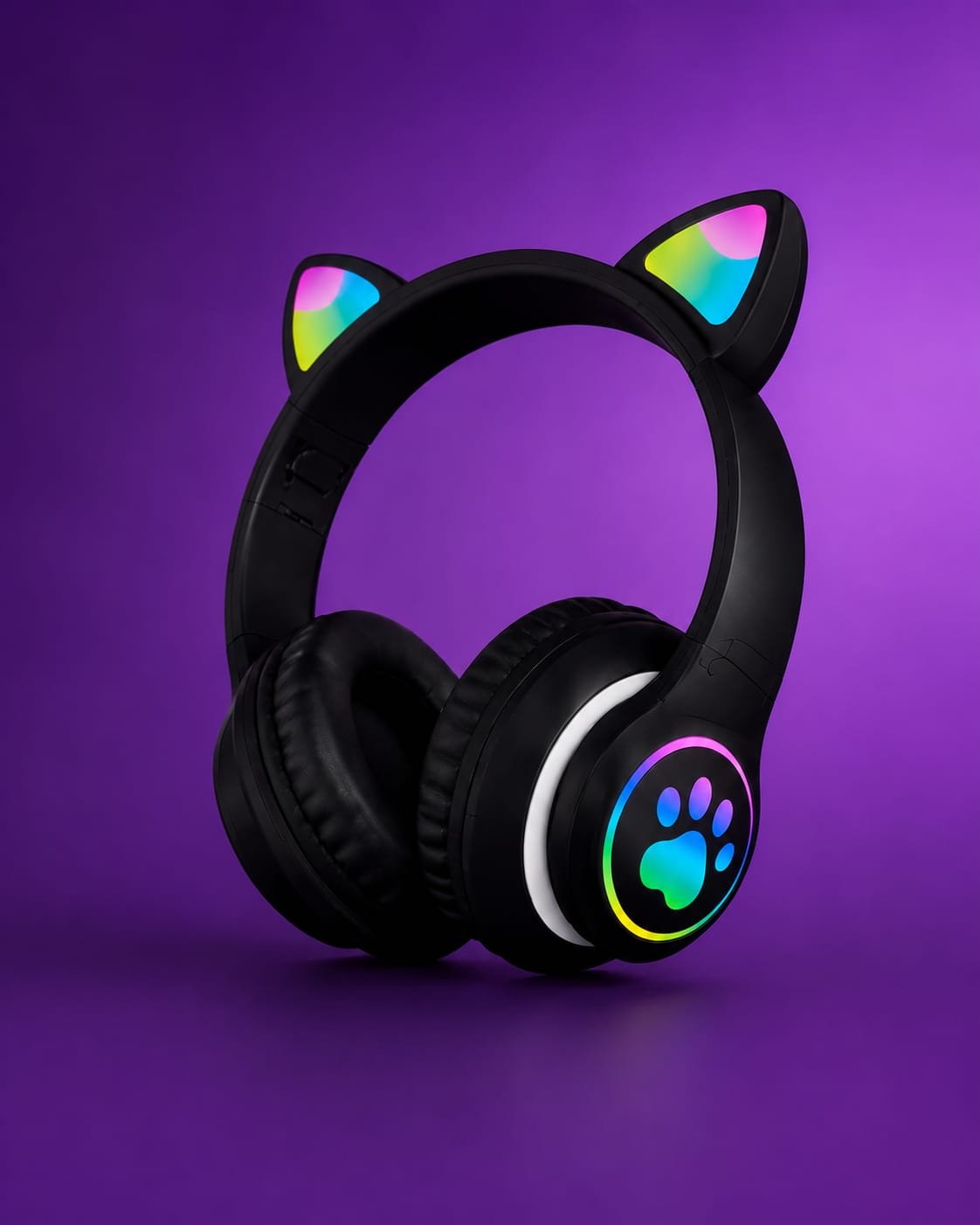 STN-28 RGB Cat Ear Wireless Headphones π§β¨ - Image 3