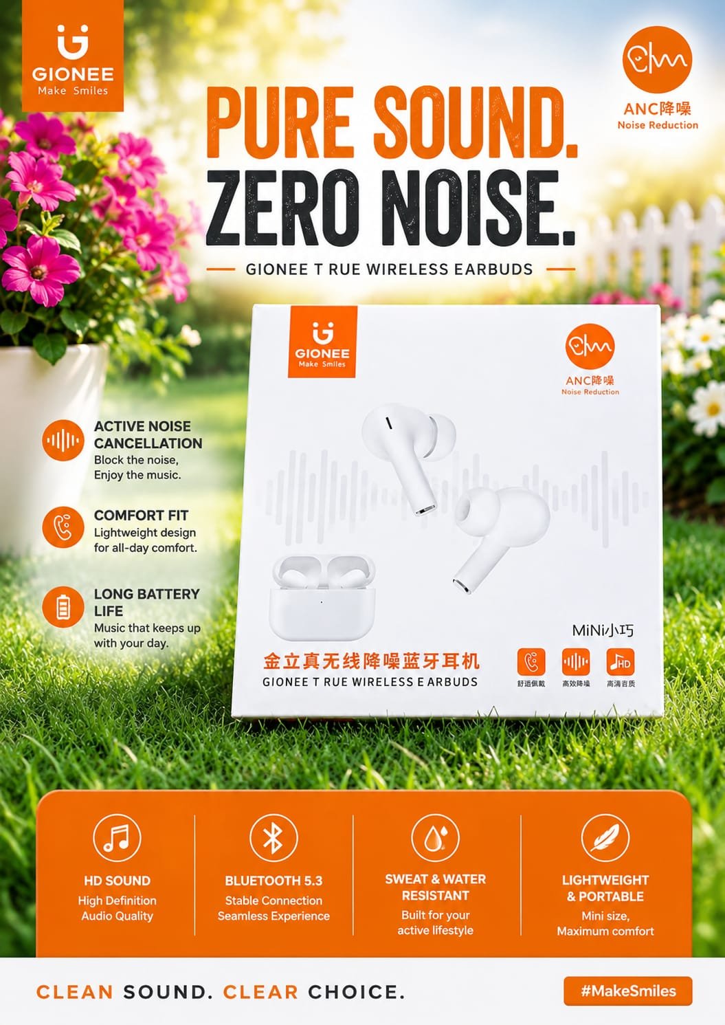 π§ GIONEE G6 True Wireless Earbuds